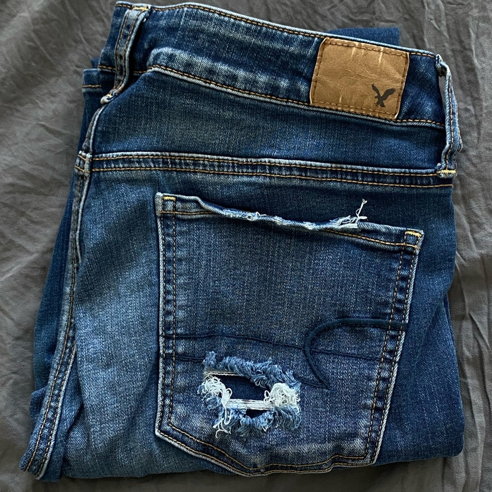American Eagle Ripped Skinny Jeans